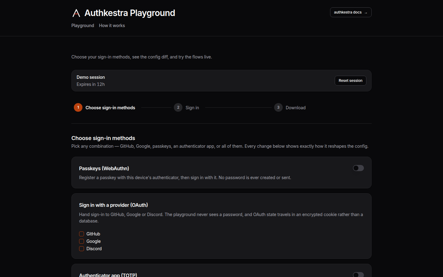 authkestra screenshot